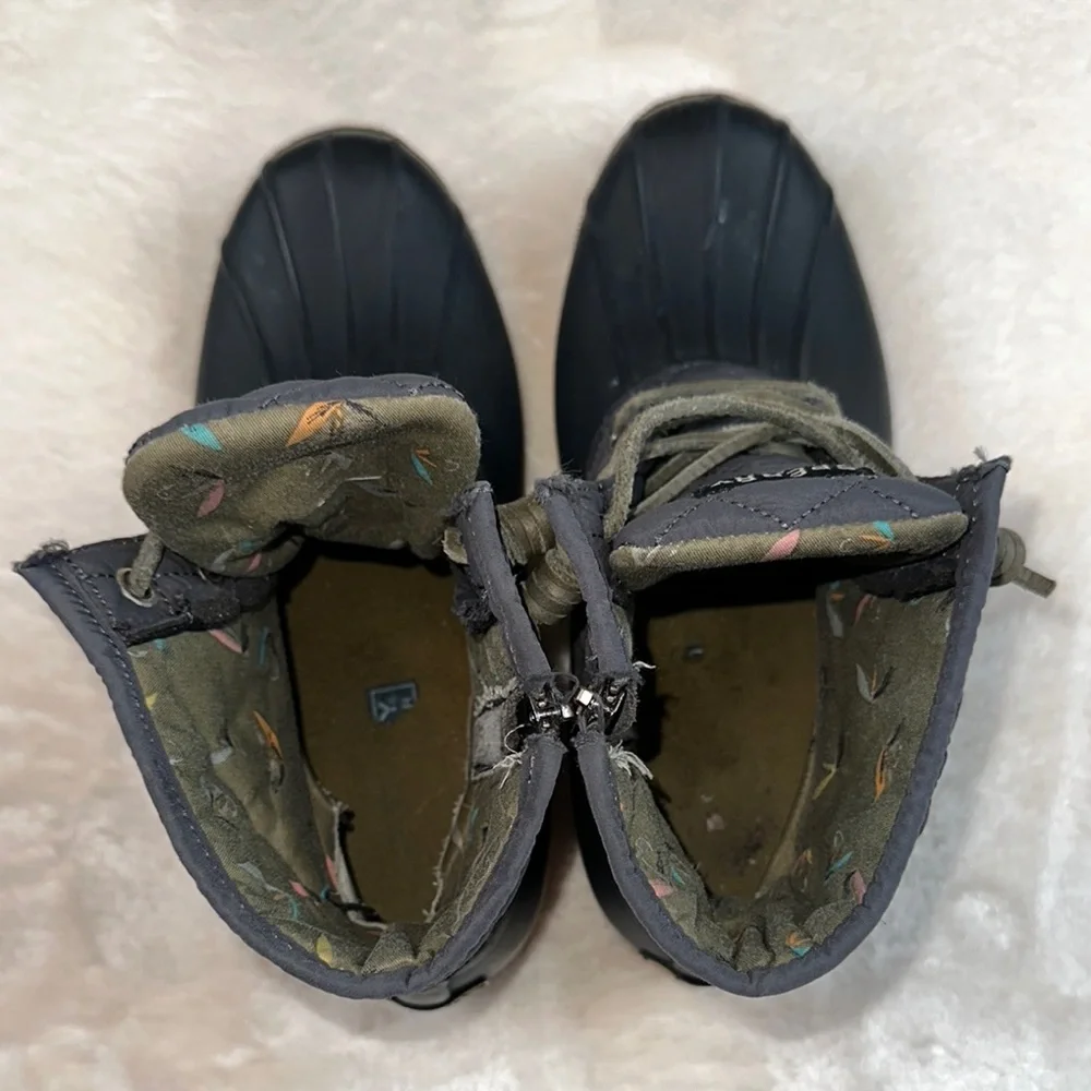 Sperry Top-Sider Blue Winter & Rain Boots With Quilted Interior Lining Women 7.5 - Picture 9 of 11